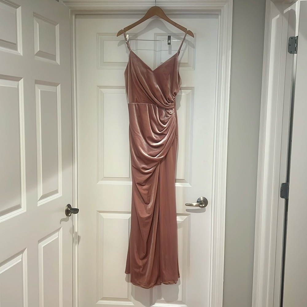 Revelry Velvet Bridesmaid Dress